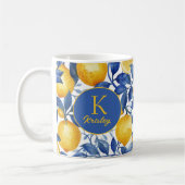 Mug Gras Bleu Italien Positano Lemon (Gauche)