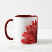 Mug Gras Dahlia Aquarelle Crimson (Gauche)