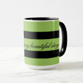 Mug Gras de pâte à café verte (Devant droit)