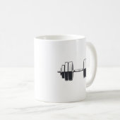 Mug Gras Dumbbell Power - Conception de conditionnemen (Devant droit)