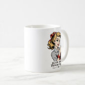 Mug Gras et brillant Sassy Retro (Devant droit)