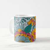 Mug Gras Floral et vignes (Devant gauche)