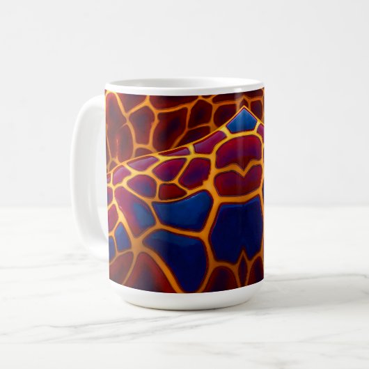 Mug Gras Giraffe Imprimer (Devant gauche)