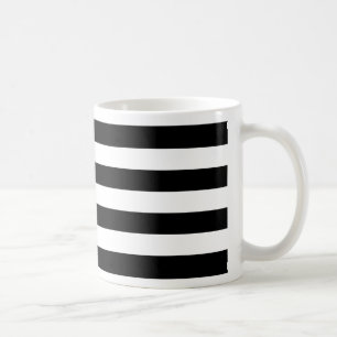 Mug Gras Gris simples en noir et blanc