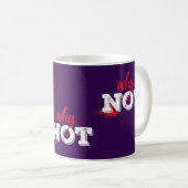 Mug Gras "Pourquoi pas" Motivational Graphique (Devant droit)