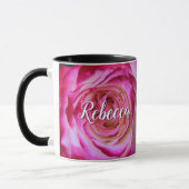 Mug Gras rose rose blanche rose rose (Gauche)