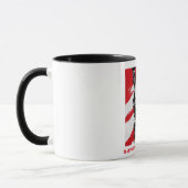 Mug Gras Statue de la Liberté rayonne Patriotique Cust (Gauche)