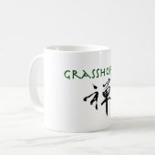 Mug Grasshopper avec le symbole "Zen" (Devant gauche)