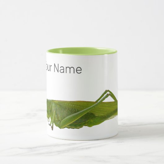 Mug Grasshopper ou Hayhorse Retro Insect animal cadeau (Centre)