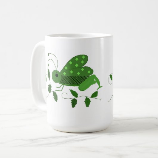 Mug Grasshopper vert (Devant gauche)