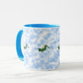 Mug Grasshopper Whimsical Cartoon Art (Devant gauche)