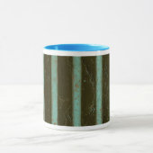 Mug Grate d'air turquoise contemporaine (Centre)