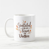 Mug Grateful for My Team of Doctors Personalized (Gauche)