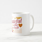 Mug Grateful for What We’ve Built - Valentine's Gift (Devant droit)