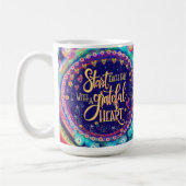 Mug Grateful Heart Boho Colorful Inspirivée (Gauche)