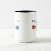 Mug Grateful Heart Scrapbook Typographie Inspiration (Centre)