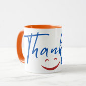 Mug Grateful Vibes : Thankful and Smiling Cup (Devant gauche)