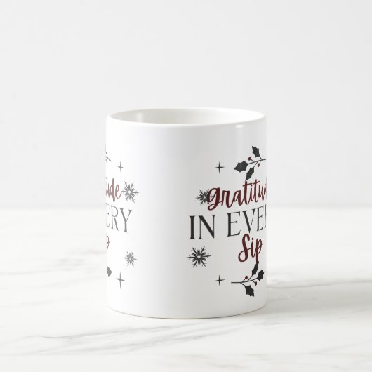 Mug Gratitude dans chaque Sienne (Centre)