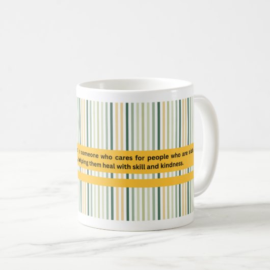 Mug Gratitude for a Nurse (Devant droit)