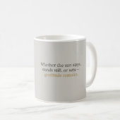 Mug Gratitude Remains: Every Rhythm of Life Sips (Devant droit)