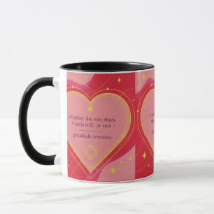 Mug Gratitude Reste : Amour & Intention Inspirationa