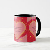 Mug Gratitude Reste : Amour & Intention | Inspirationa (Devant droit)