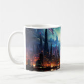 Mug Gratte-ciel Cosmologique Futuriste Metropolis (Gauche)