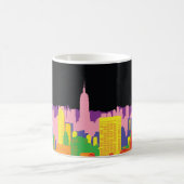 Mug gratte-ciel de la ville décorative bâtiments urbai (Centre)