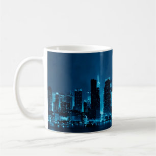 Mug gratte-ciel du centre de Manhattan et puits de New
