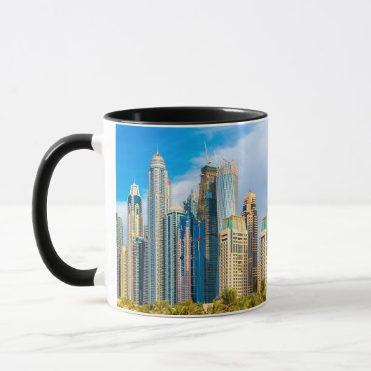 Mug gratte-ciel moderne de Dubaï Corniche (Gauche)