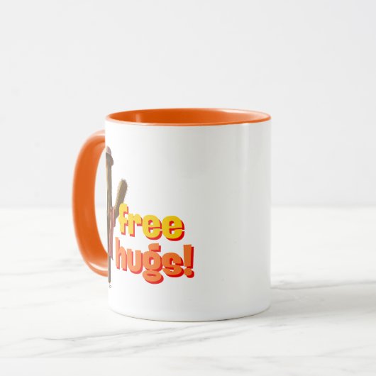 Mug Gratuit Hugs ! (Devant gauche)