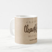 Mug Gratuit Merci béni Brown (Devant gauche)