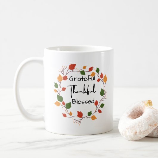 Mug Gratuit Remerciements Béni Soient La Chute Des Feu (Avec donut)