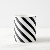 Mug Gravé (noir et blanc) | Diagonal) Toute taille per (Centre)