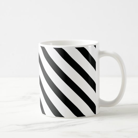 Mug Gravé (noir et blanc) | Diagonal) Toute taille per (Droite)