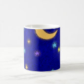 Mug gravé vintage Lune et Étoiles (Centre)