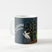 Mug Graveyard Zombie et Ghosts mignonne Halloween heur (Devant gauche)