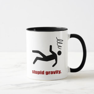 Mug Gravité Stupide - Daredevil Stuntman drôle