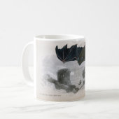 Mug Gravure à l'eau-forte zoologique classique - batte (Devant gauche)