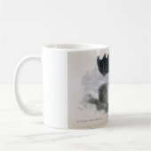 Mug Gravure à l'eau-forte zoologique classique - batte (Gauche)