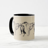 Mug Gravure de Borzoi Martynow (Devant gauche)