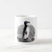 Mug Gravure du bois de grand pingouin (Centre)