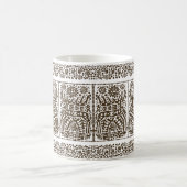 Mug Gravure énigmatique : majestueux cerf géant (Centre)