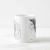 Mug Gravures d'oiseaux - un Nuthatch & Treecreeper (Centre)