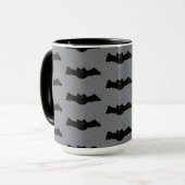 Mug Gray and Black Halloween Bats (Devant gauche)