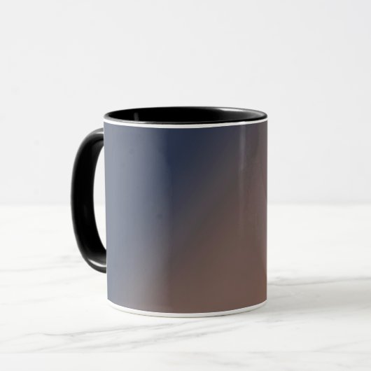 Mug Gray-blue et beige. (Devant gauche)