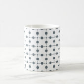 Mug Gray Polka Dots, Polka Dot Pattern, Dots (Centre)