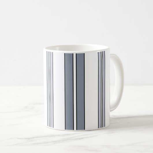 Mug Gray Stripes (Devant droit)