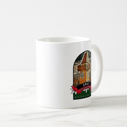 Mug Graz Styrie Autriche (Devant droit)
