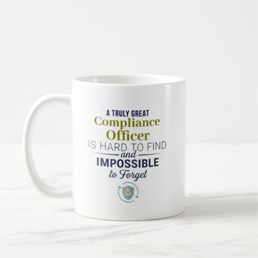 Mug Great Compliance Officer Personalized Name Gift (Gauche)